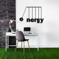 Metal Energy Wall Art - Newton's Cradle Inspired Decor