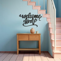 Welcome Home Metal Sign | Entryway & Front Porch Decor