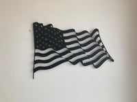 Large Metal American Flag Wall Art for Indoor & Outdoor Decor