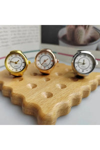 Bozhi Unisex Gold Tone Quartz Watch - Adjustable Fit