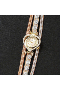 Bozhi Heart Combination Gold Bracelet