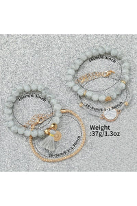 Bozhi Women's White Combination Watch Set