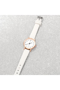 Bozhi White Combination Watch for Women