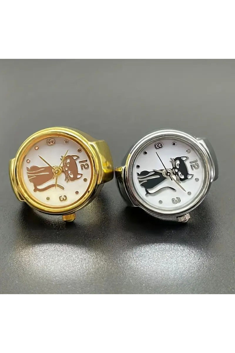 Bozhi Women's Gold Cat Design Watch