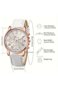 Bozhi Women's White Combination Watch Set