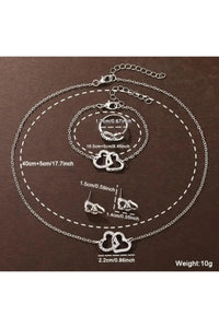Bozhi Fünf Herzen Geschenk für Frauen & Mädchen - Standardgröße