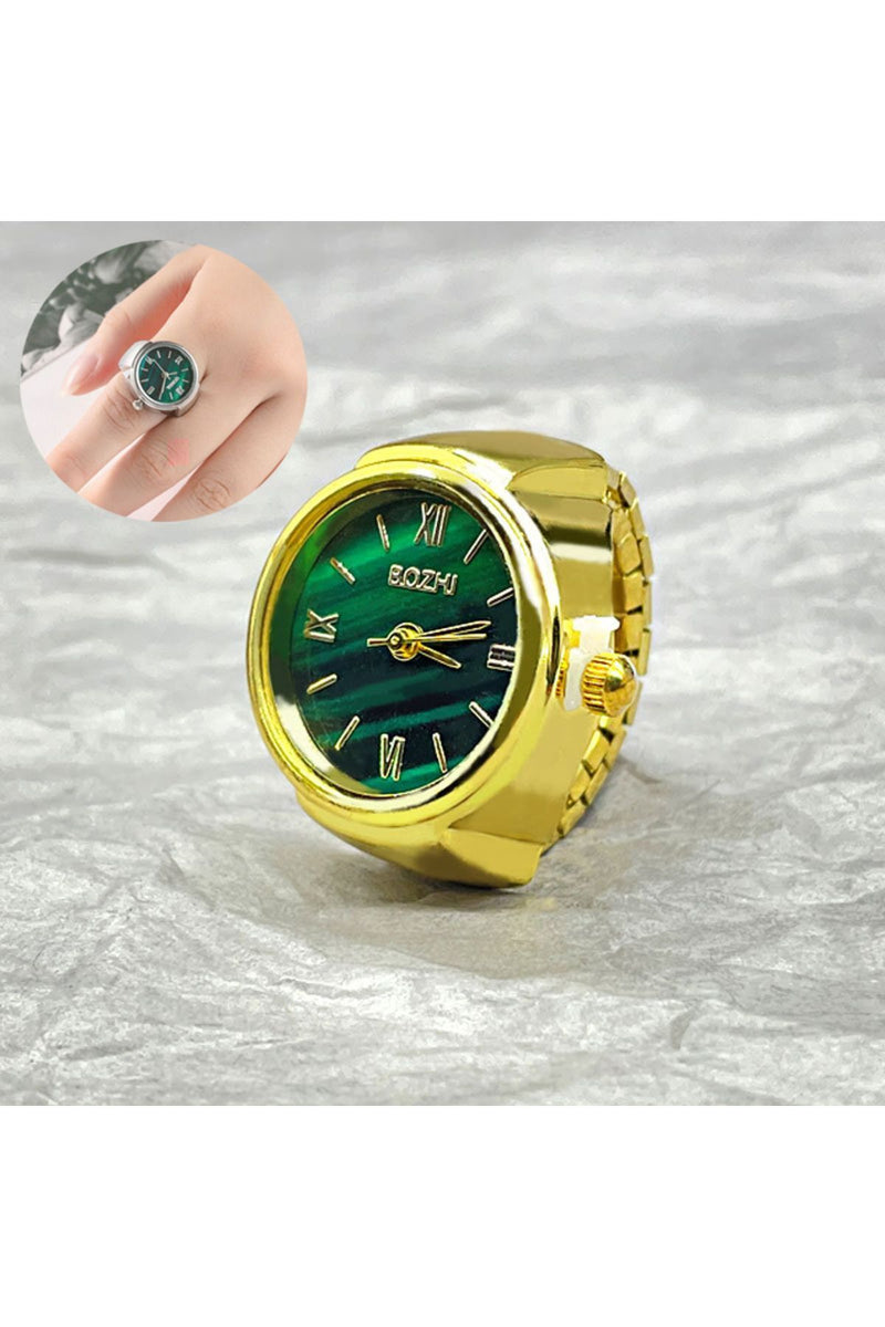 Bozhi Unisex Gold Green Watch