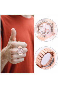 QUARTZ Women's Elegant Jeweled Watch