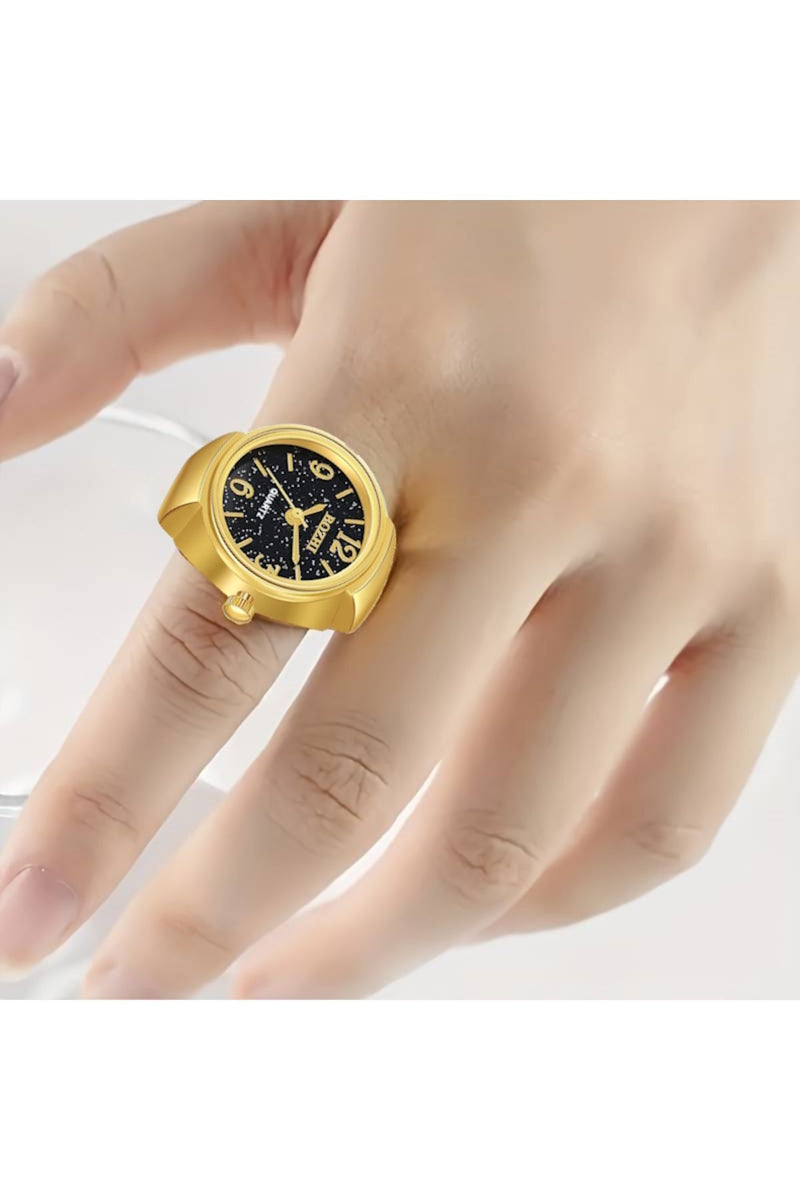 Bozhi Unisex Gold & Black Watch - Model Saat2024