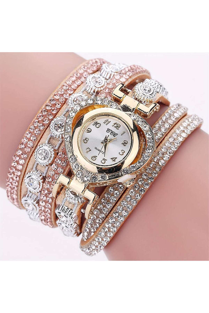 Bozhi Heart Combination Gold Bracelet