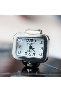 Bozhi Women's Modern White Rectangular Watch