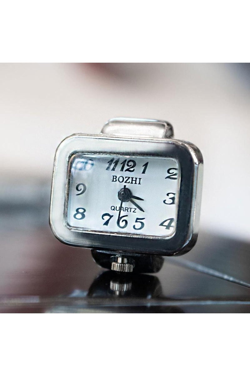Bozhi Women's Modern White Rectangular Watch