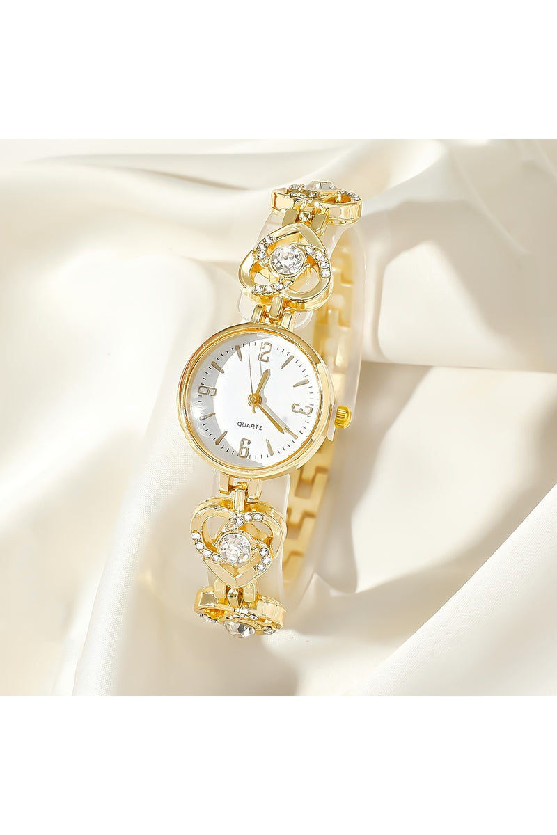 Bozhi Women's Jeweled Heart Watch