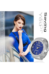 Bozhi Shimmering Silver Blue One Size Accessory