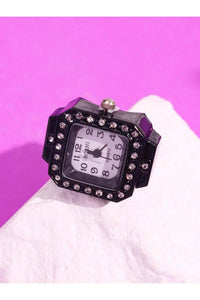 Bozhi Silver & Crystal Black Women's Accessory