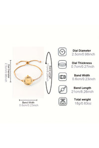 Bozhi Leaf Design Bracelet - Elegant Women's Jewelry