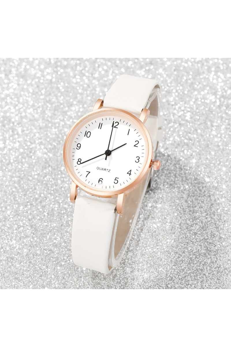 Bozhi White Combination Watch for Women