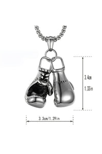Bozhi Unisex Boxing Glove Pendant Necklace