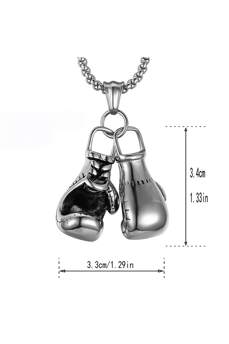 Bozhi Unisex Boxing Glove Pendant Necklace