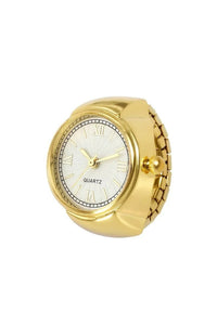 Bozhi Unisex Gold Tone Quartz Watch - Adjustable Fit