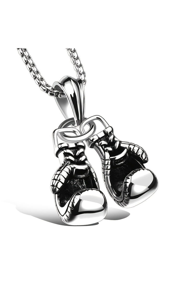 Bozhi Unisex Boxing Glove Pendant Necklace