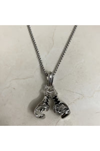 Bozhi Unisex Boxing Glove Pendant Necklace
