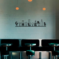 Cheers Metal Wall Art | Wine Glass Bar & Kitchen Decor