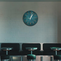 Handmade Copper Wall Clock | Rustic Patina Home Decor