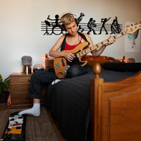 Jazz Band Metal Wall Art - Musician Silhouette Decor