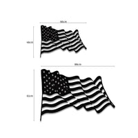 Large Metal American Flag Wall Art for Indoor & Outdoor Decor