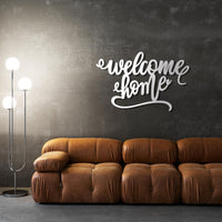 Welcome Home Metal Sign | Entryway & Front Porch Decor