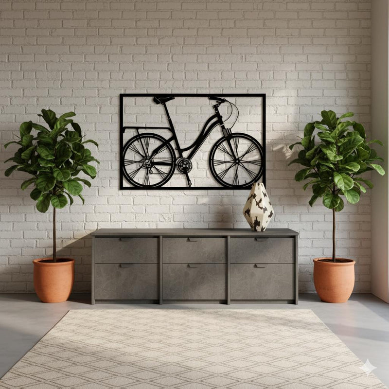 Metal Bicycle Wall Art for Home & Office | Cycling Gift