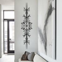 Viking Vegvisir Wall Decor | Norse Mythology Metal Art