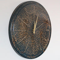 Handmade Solid Copper Wall Clock - 18 inch Patina Finish
