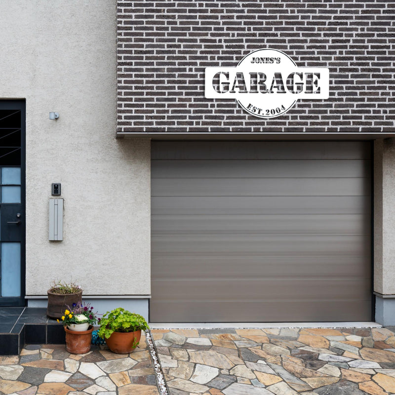 Personalized Metal Garage Sign | Custom Man Cave Decor
