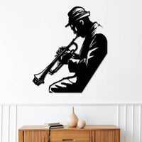 Metal Saxophone Wall Art | Jazz Music Studio Decor