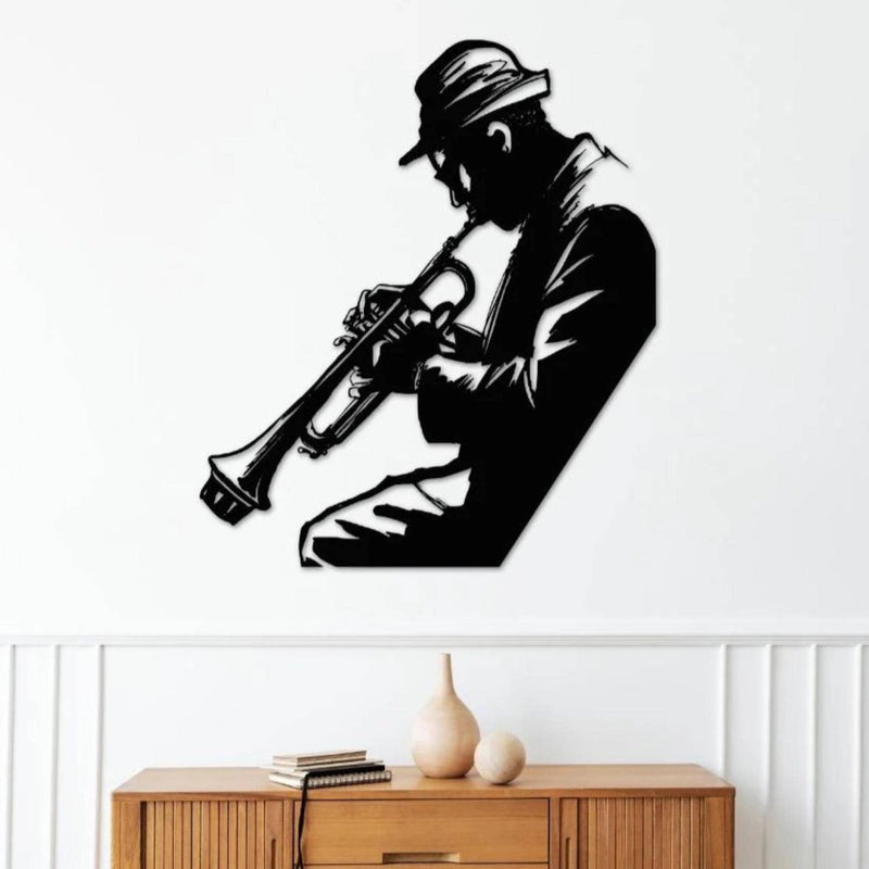 Metal Saxophone Wall Art | Jazz Music Studio Decor