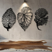 Décoration Murale Feuille Métal | Grande Déco Botanique pour Salon