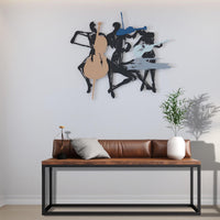 Metal Music Band Wall Art | Musician Room Decor & Gift
