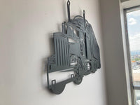 Sattelschlepper Metall Wandkunst | Amerikanische Trucker Deko