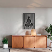Metal Meditation Wall Art - Yoga & Spiritual Decor
