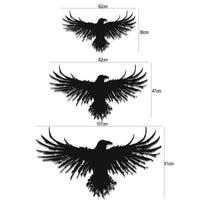 Metal Eagle Wall Art | Minimalist Flying Bird Sculpture
