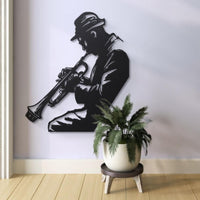 Metal Saxophone Wall Art | Jazz Music Studio Decor