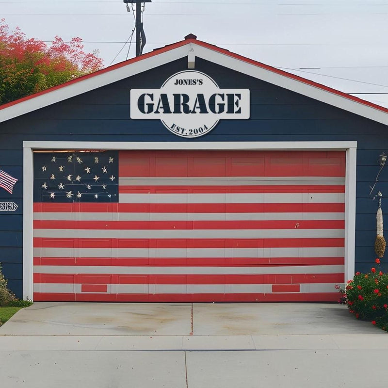 Personalized Metal Garage Sign | Custom Man Cave Decor