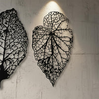 Décoration Murale Feuille Métal | Grande Déco Botanique pour Salon