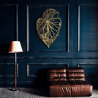 Décoration Murale Feuille Métal | Grande Déco Botanique pour Salon