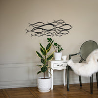 Metal School of Fish Wall Art | Modern Coastal Decor