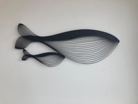 Mother and Baby Fish Metal Wall Art | Ocean Theme Decor