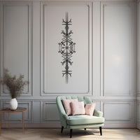 Viking Vegvisir Wall Decor | Norse Mythology Metal Art