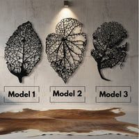 Décoration Murale Feuille Métal | Grande Déco Botanique pour Salon